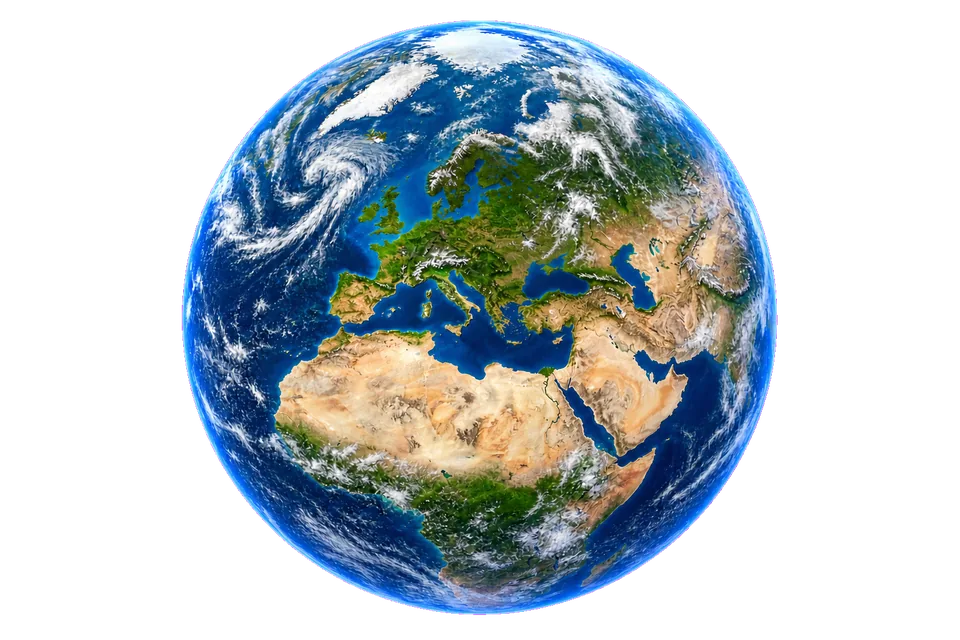 Mappamondo con Foppolo evidenziata in Italia