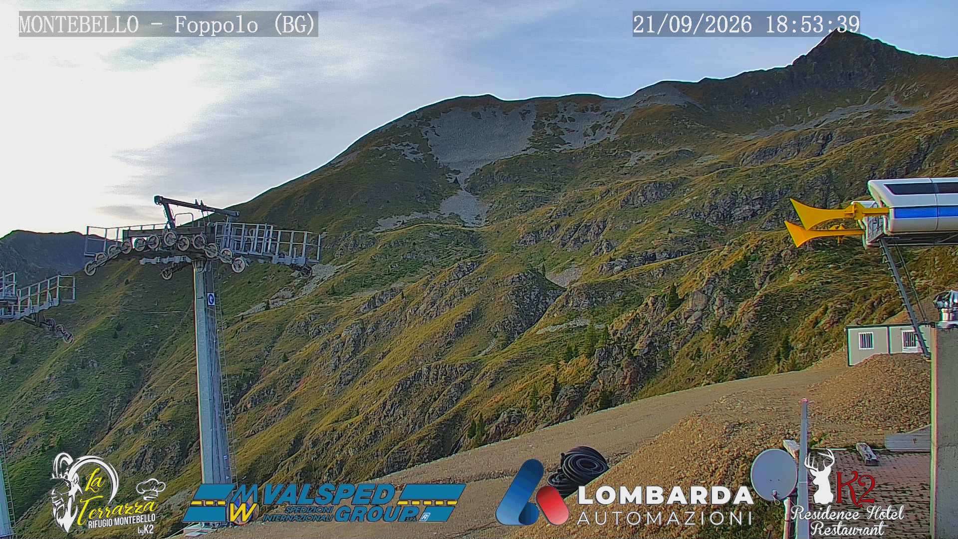 Webcam Foppolo Residence K2 panoramica in diretta